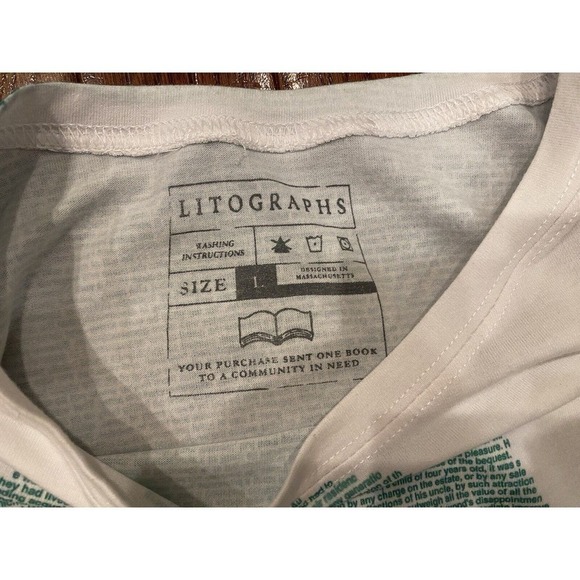 Lithograph Sense and Sensibility Jane Austen Large Tee Librarian Reader Books - Picture 4 of 5